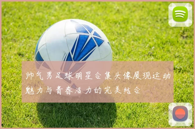 帅气男足球明星合集头像展现运动魅力与青春活力的完美结合